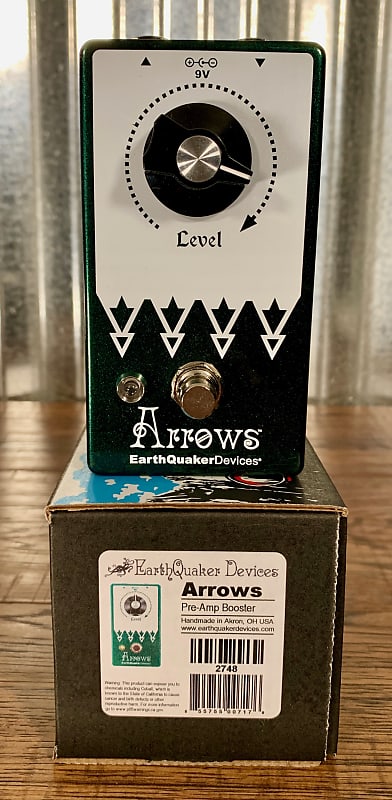 Earthquaker Devices EQD Arrows Preamp Booster V2 Guitar Effect Pedal image 1