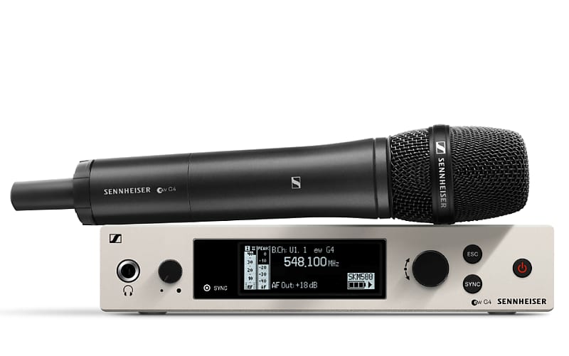 Sennheiser EW500-G4-945 Wireless Handheld System with e945 Capsule - AW+ Band, 470-558 MHz image 1