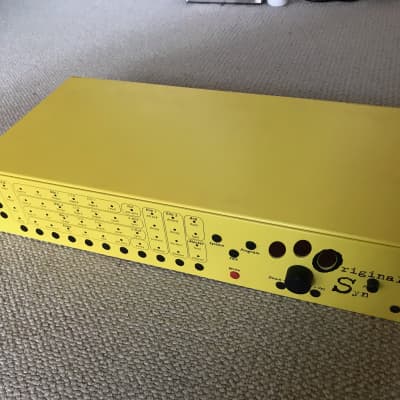 DSTEC  OS1 Original Syn 1999 yellow beast. 19" rack mount. Extremely rare vintage analog synth. image 2