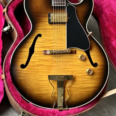 2001 Gibson ES-165 Herb Ellis PAF Version Vintage Sunburst Flamed Maple Body ES-175 Style for sale