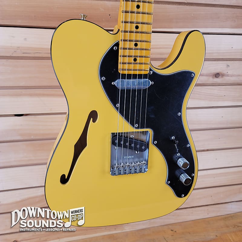 Fender Britt Daniel Tele Thinline - Amarillo Gold image 1