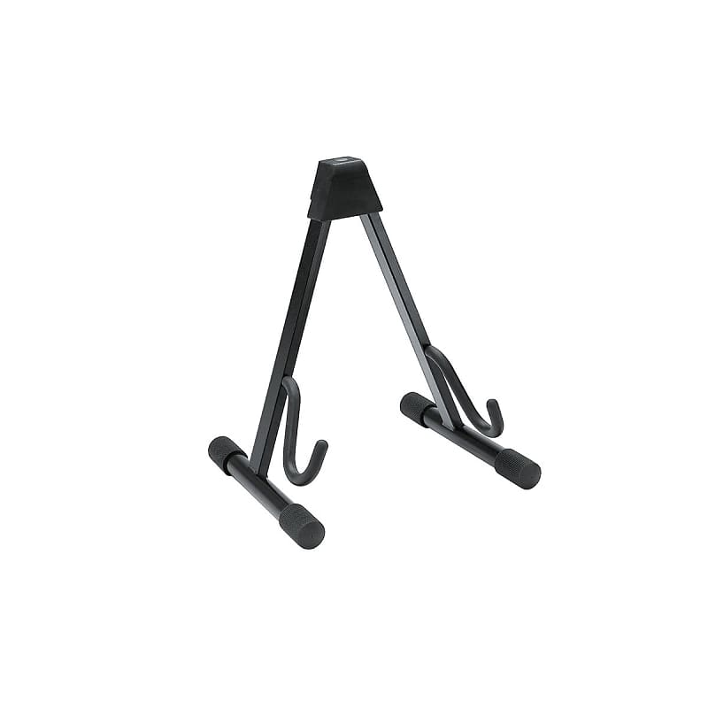 K&M Electric Guitar Stand, A Frame Black Reverb