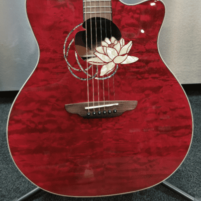 USED Luna Lun-Flo-Lot-QM - Trans Shiraz | Reverb