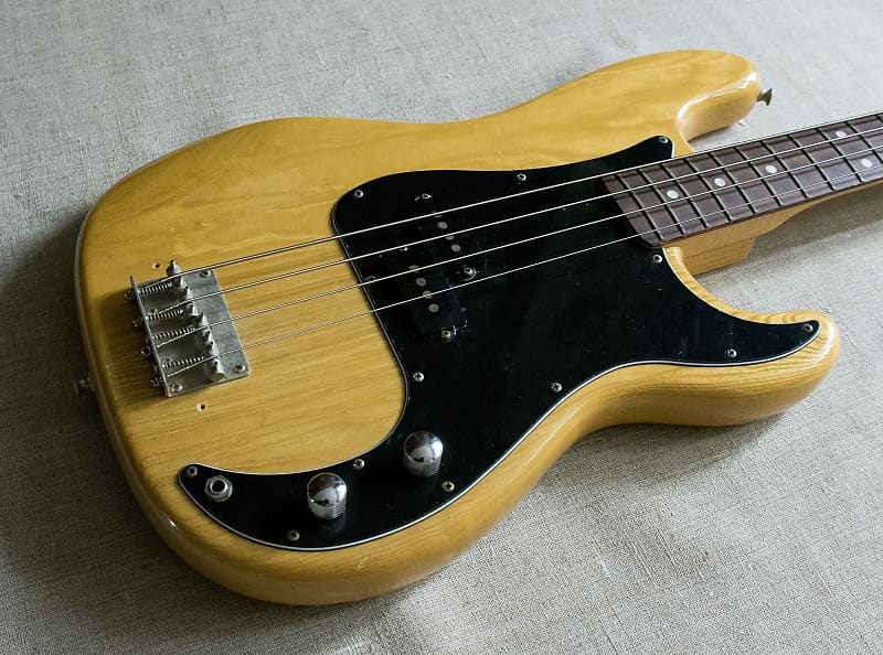 Aria Pro II Primary Precision Bass 1978 Natural Ash Reverb