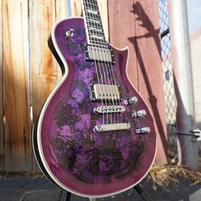 ESP ORIGINAL ECLIPSE CUSTOM Purple Peel 6-String Electric Guitar w/ Case (2024) image 8