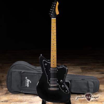 Fano JM6 Oltre Maple Neck Humbucker Guitar w/ Gigbag – Bull Black for sale