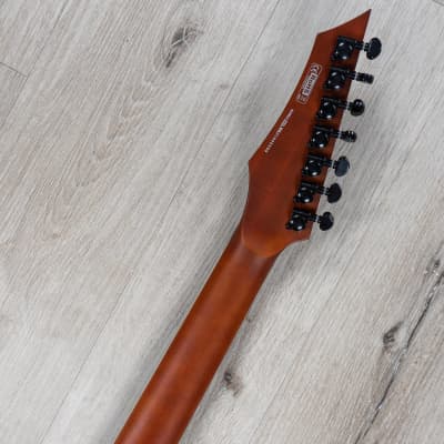 Dean Exile Select 7-String Multiscale Kahler Guitar, Satin Natural Black Burst image 9