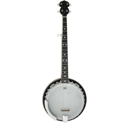 Stagg Deluxe 5 String Bluegrass Banjo W/Resonator & 30 Bracket Hooks #BJM30DL for sale