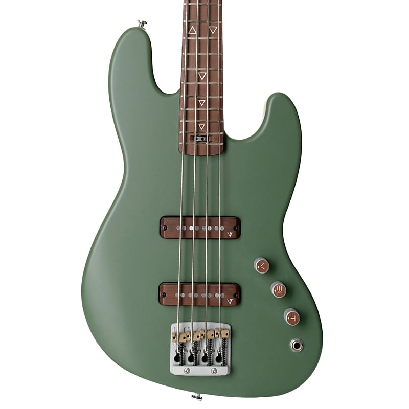 Valiant Guitars Mini Bass-4 Olive Mash | Reverb