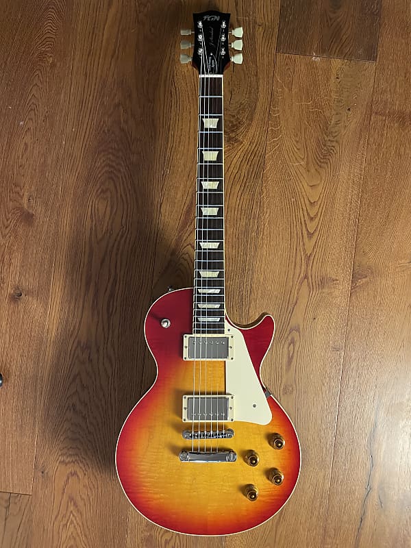 FUJIGEN FGN J-Standard - Les Paul LP style - MIJ Japan - Cherry Sunburst -  2012