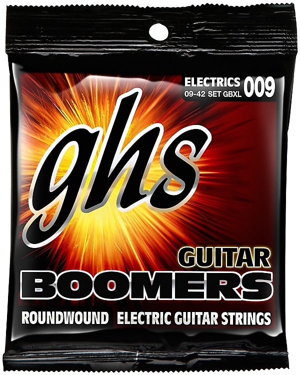 GHS GBXL Guitar Boomers Electric Guitar Strings - .009-.042 Extra Light image 1