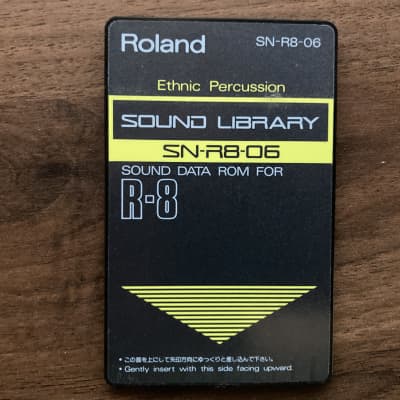 Roland SN-R8-06 Ethnic Percussion Card for R8 / R8 mk II / R8M