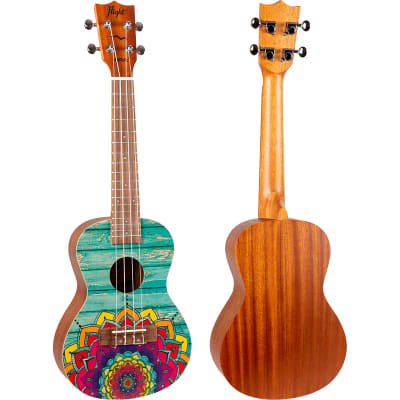Flight AUC-33 Mansion Concert Ukulele New - Summer Vibe image 2