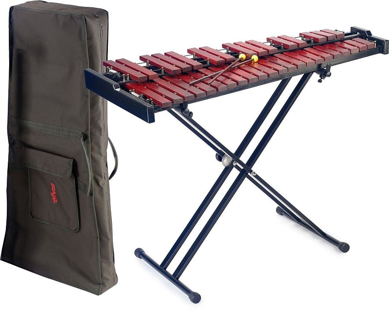 Stagg XYLO-SET 37 HG 3 Octave Xylophone Complete With Mallets, Stand and Gig Bag image 1