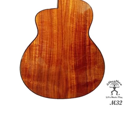 aNueNue M32 Solid Hawaiian Koa & Acacia Bird Travel Guitar 36 inches in Gloss image 6
