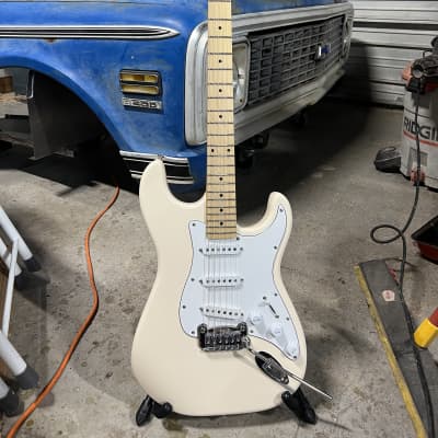 G&L Tribute Series Legacy Electric Guitar Cream Gloss Finish for sale