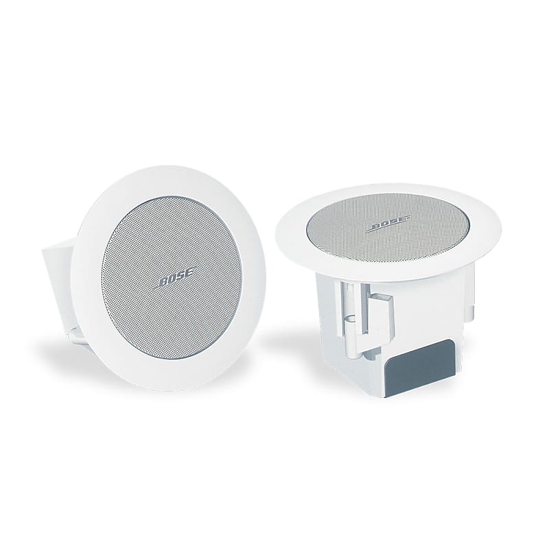 Bose FreeSpace 3 Flush Mount Satellite Install Loudspeakers (White / Pair)  			