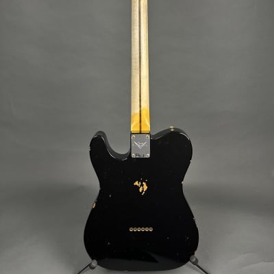 Fender Custom Shop Roast Pine Double Esquire Relic - Aged Black image 6