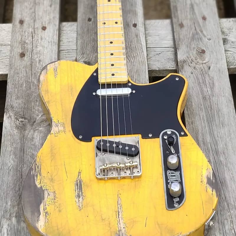 Wild Custom Guitars WildTV 2020 - Butterscotch relic image 1