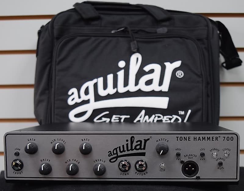 Aguilar Tone Hammer-700 Bass Amp Stack with FREE Carry Bag! New-In