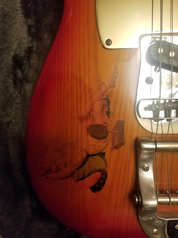 Fender Telecaster Bigsby Custom Electric Guitar 1988 neck with 2006 custom  body Sunburst
