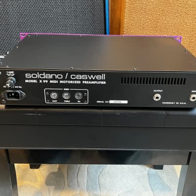 Soldano Caswell X99 Guitar Preamp Midi Motorized Preamplifier - rare! image 8