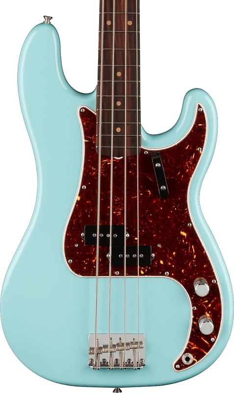 Fender American Vintage II 1960 Precision Electric Bass Rosewood Fingerboard, Daphne Blue image 1