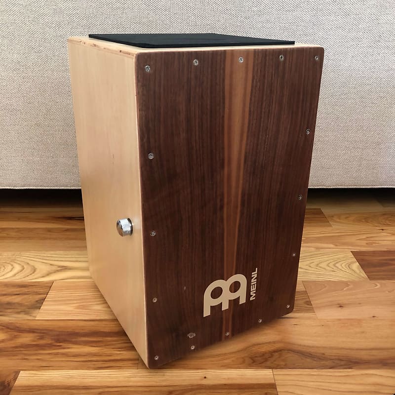 Meinl CAJ1 Snare Cajon with Walnut Front Plate and Soft Case Reverb
