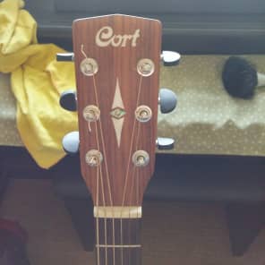 Cort  Cort L450C-Ns Acoustic Grand Concert Guitar, Mahogany image 2