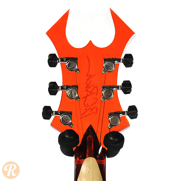B.C. Rich Warlock Acrylic Transparent Red | Reverb