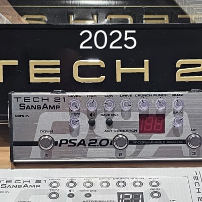 Tech 21 SansAmp PSA 2.0 Programmable Guitar Preamp | Reverb