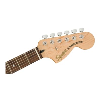 Fender Squier Affinity Series Stratocaster HH 6-String Electric Guitar with Indian Laurel Fretboard (Right-Handed, Olympic White) image 7