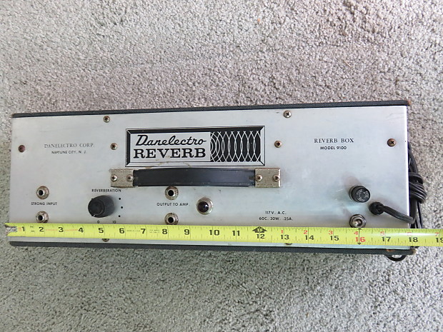 Vintage 1960s Danelectro Reverb Box 9100 Vintage Tube Reverb Tank AS IS