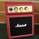 Marshall MS-2R 1W Battery-Powered Red Micro Guitar Amp