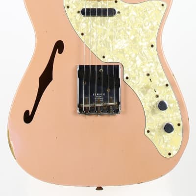 2011 Fender DALE WILSON Custom Shop Masterbuilt 60's Telecaster Thinline Relic - Shell Pink, Abby Ybarra Pups! image 7