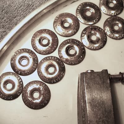 1940s Slingerland Beavertail Lugs image 8