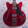 2013 Fender Coronado II Semi-Hollow Electric Bass Candy Apple Red