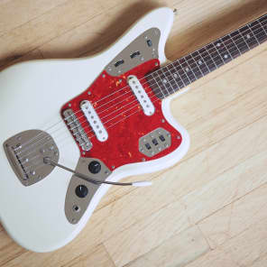 1994 Fender Jaguar '62 Vintage RI Electric Guitar JG66 Olympic White Japan MIJ image 1