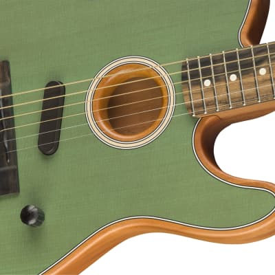 Fender American Acoustasonic Telecaster - Surf Green image 4