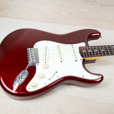 Fender Japan Exclusive Classic '60s Stratocaster MIJ 2015 Old Candy Apple Red w/ Hard Case image 4