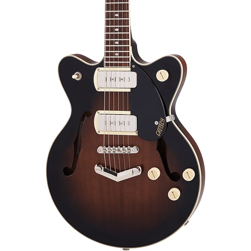 Gretsch G2655-P90 Streamliner Semi Hollow Electric Guitar in Brownstone image 1