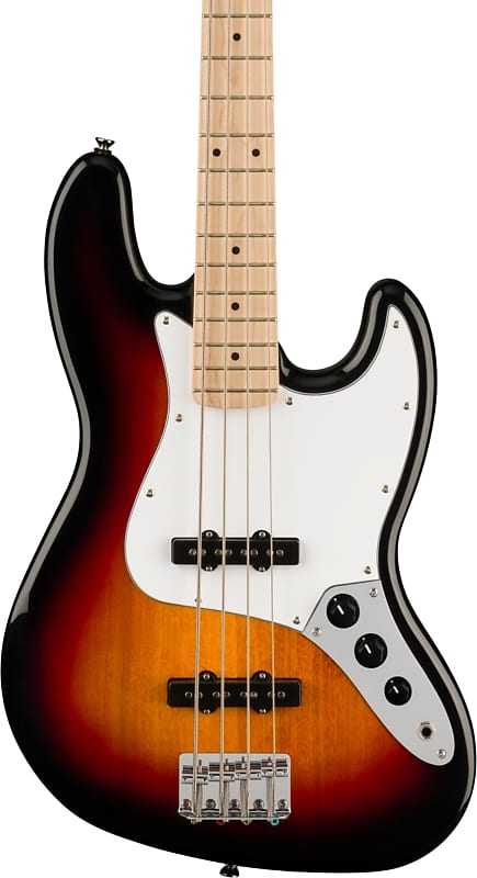 Squier Affinity Series Jazz Bass, Maple Fingerboard, 3-Color Sunburst image 1
