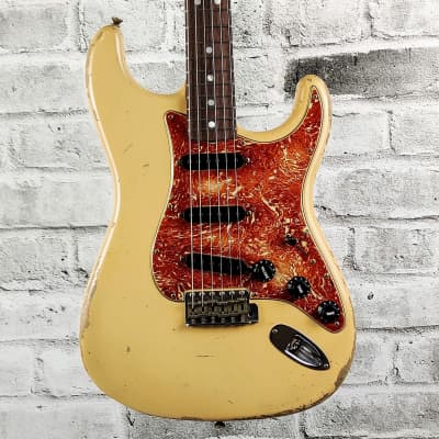 Fender Custom Shop Master Built – Todd Krause – 68 Stratocaster Relic – Aged Desert Sand image 3