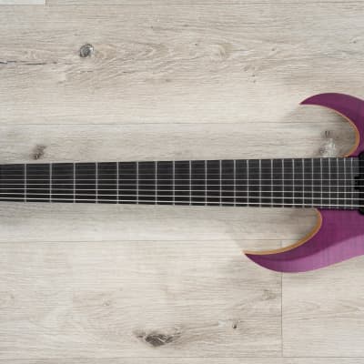 Schecter John Browne Tao-8 8-String Guitar, Ebony Fretboard, Satin Trans Purple image 6