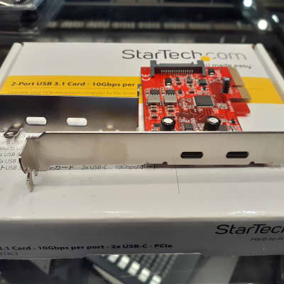 Startech 2X 10GBPS USB C PCIE CARD - USB 3.1 GEN 2 image 2