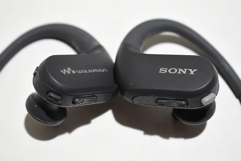 -Black MP3 Wearable Player Headphone-Integrated NW-WS413 | Walkman Reverb 4GB Sony Sports