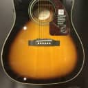 Epiphone AJ-210CE Dreadnought Outfit with Electronics and Hard Case Tobacco Burst