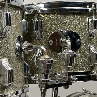 Rogers 22/20/12/13/16/5x14" VIDEO 60's Holiday Drum Set - Silver Sparkle Brockstein's Music image 7