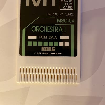 Korg M1 MSC-04/MPC-04 Orchestra Cards image 5
