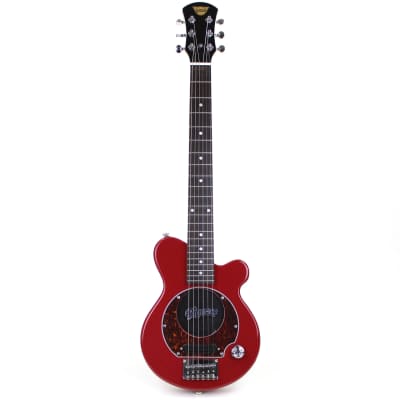 New Pignose PGG-200 Mini Electric Travel Guitar with Built-in Amp, Candy Apply Red for sale